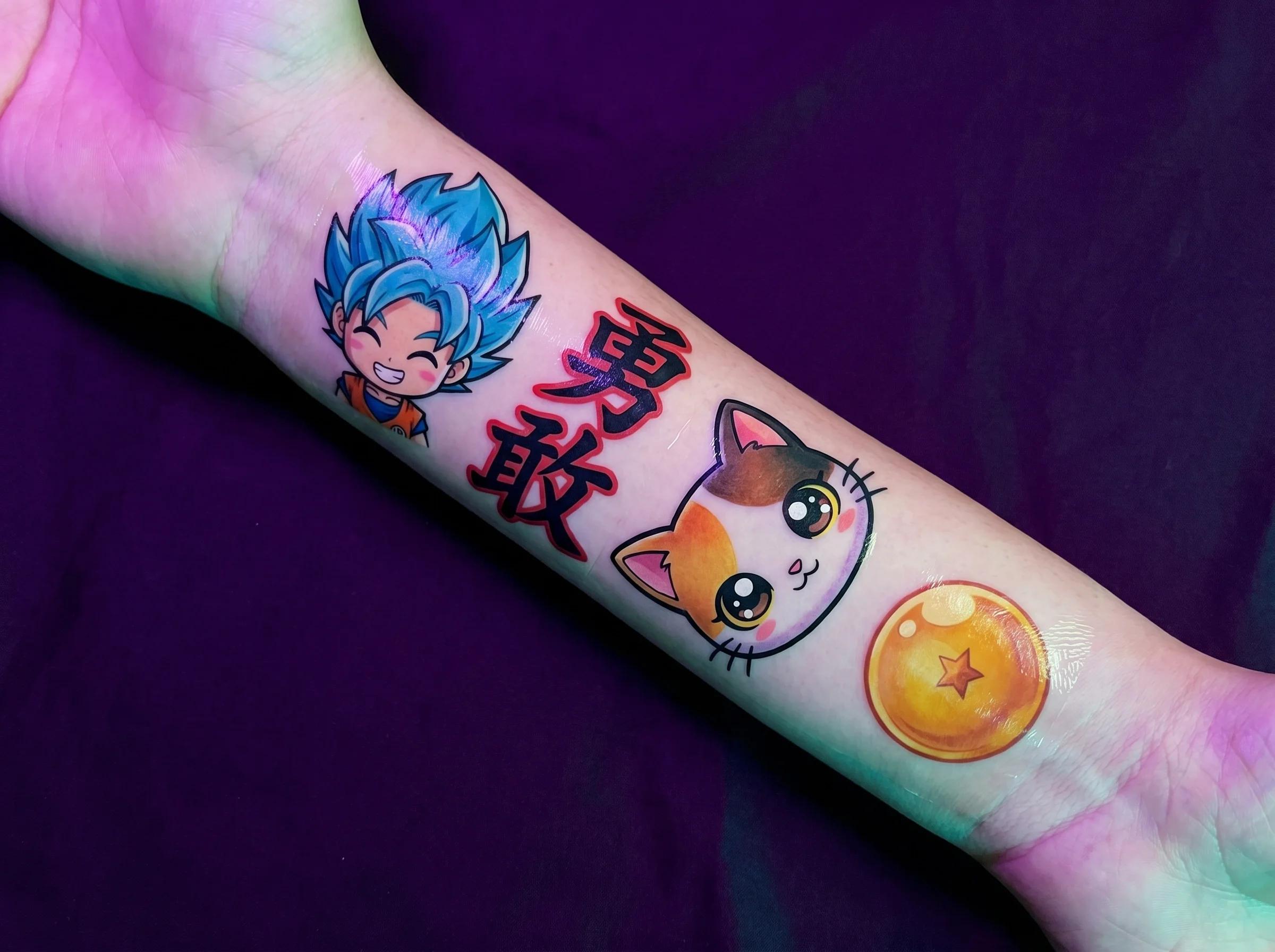Anime temporary tattoo category