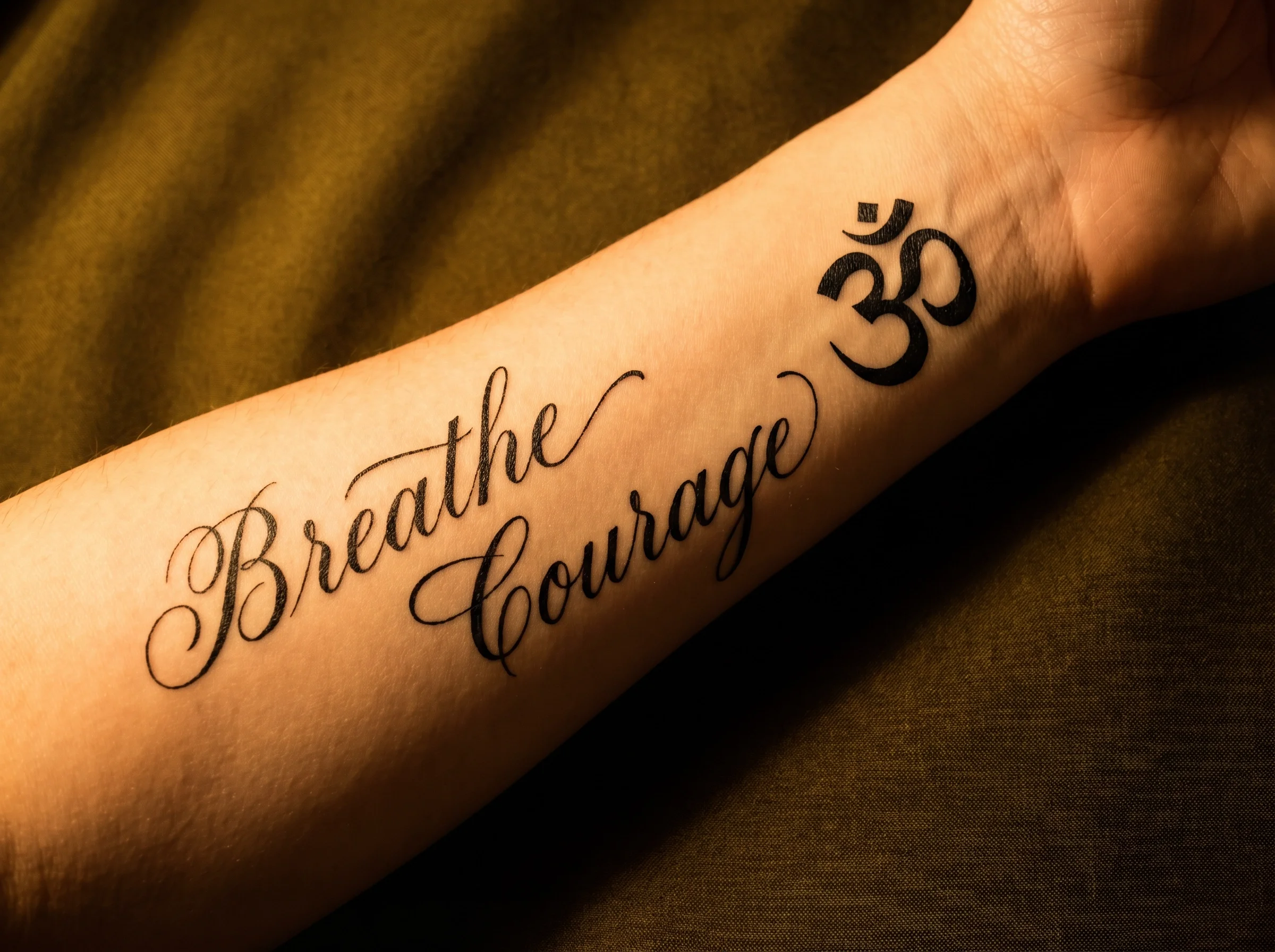 Calligraphy temporary tattoo category
