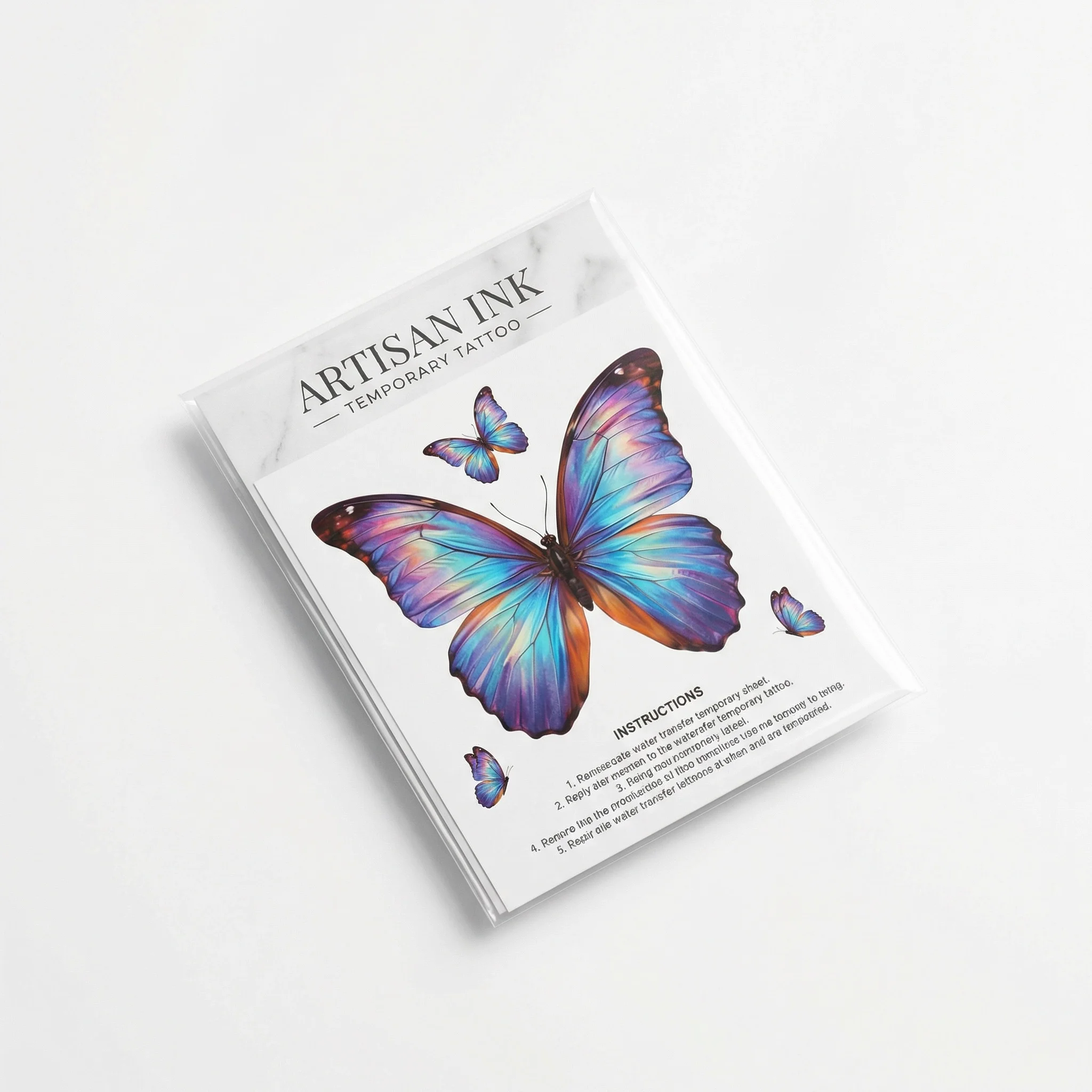 Butterfly Line Art - ANNARADDY temporary tattoo